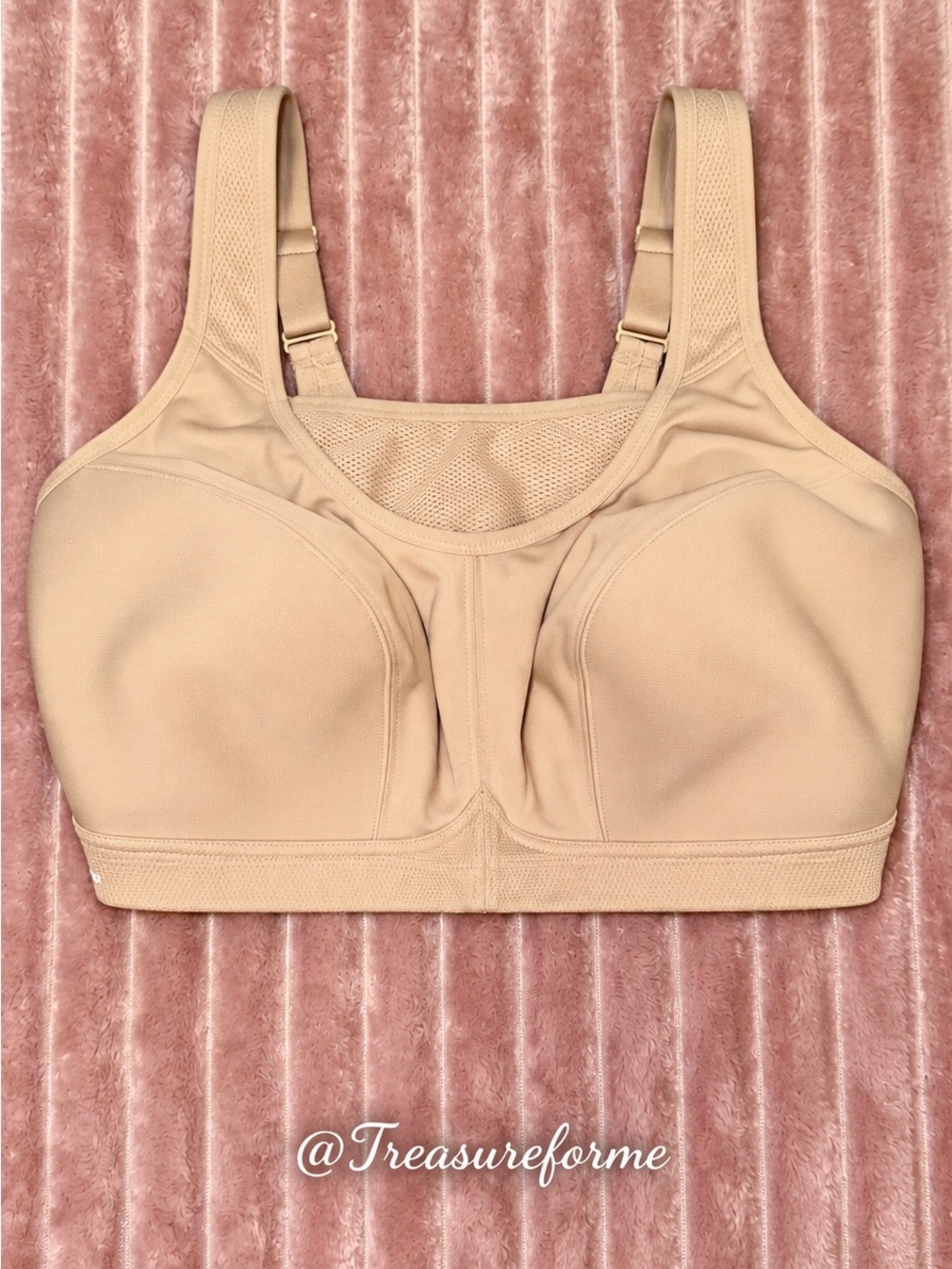Glamorise Nude High-Impact Molded Sports Bra